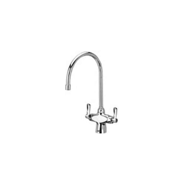 Zurn Double Lab Faucet with 8" Gooseneck and Lever Handles - Lead Free Z826C1-XL**** - main